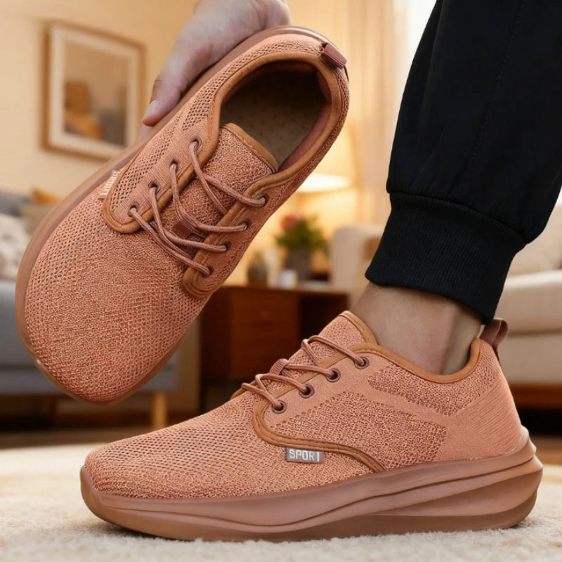 Nomad 110 Wide Toe Walking Sneaker in clay (MODEL110CLY)