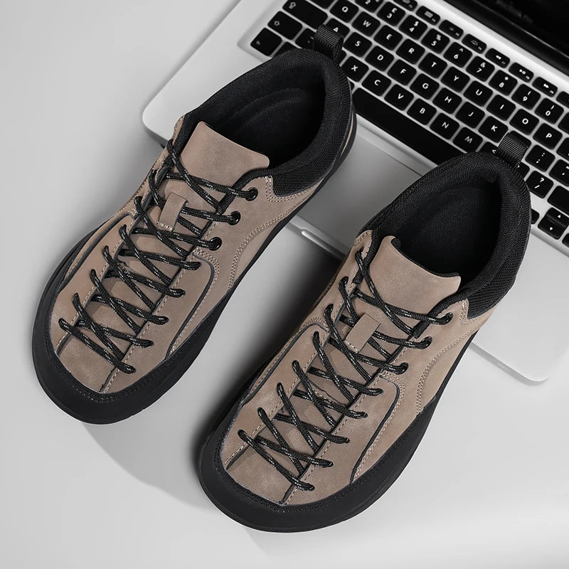 Nomad 330 Wide Toe Lace-Up Sneaker in khaki (MODEL330KHK)